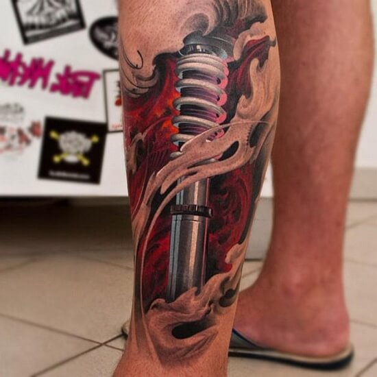 Photos de tatouages pour hommes à la cheville