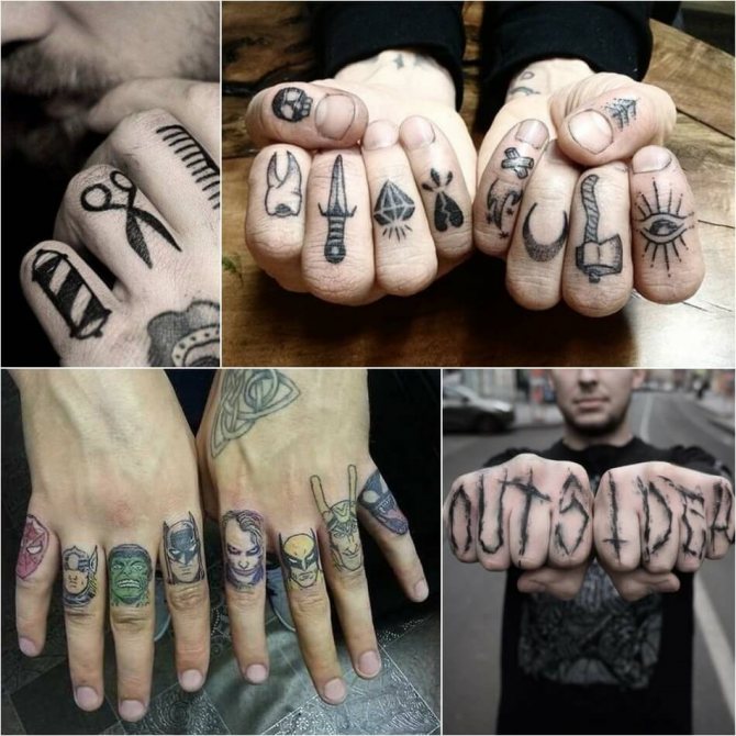 Tatouage sur le doigt - Tatouages masculins sur le doigt - Tatouage sur le doigt pour les hommes - Tatouage sur le doigt pour les hommes