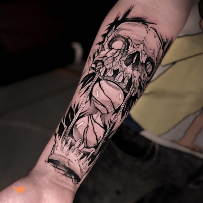tatouage sur la main de big fish tattoo