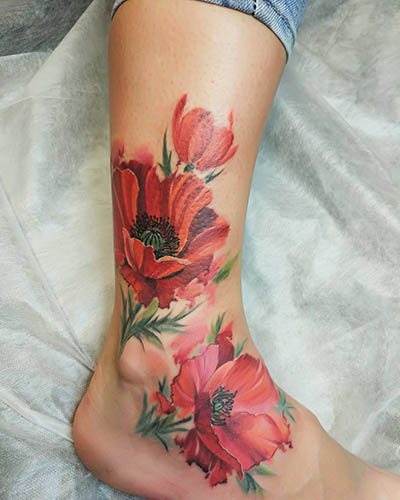 Tatouage féminin à la cheville avec signification. Photo, signification