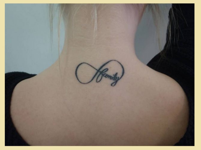 Tatouage sur le cou pour les filles et les garçons