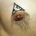 tatouage sur les mamelons