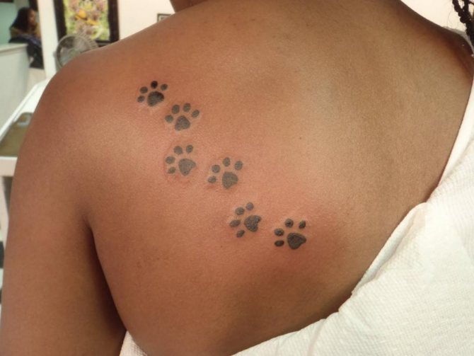 Tatouage dans le dos