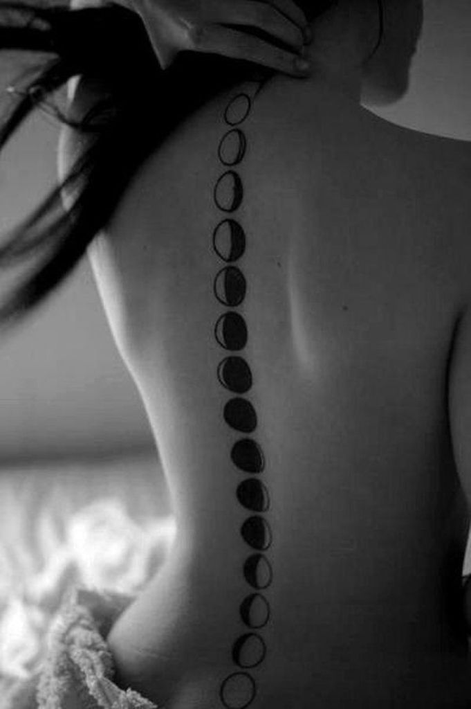 Tatouage sur le dos des filles