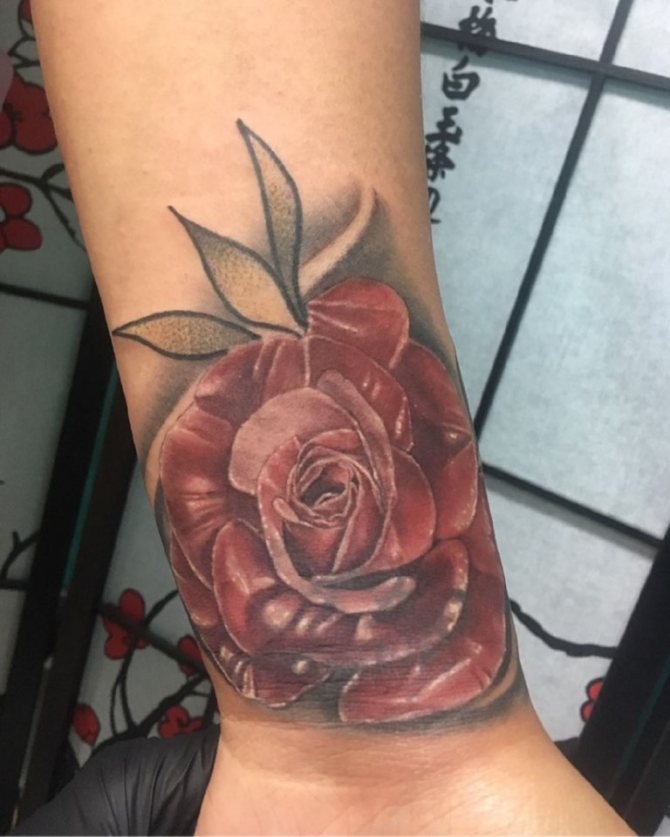 Tatouage sur le poignet pour les filles