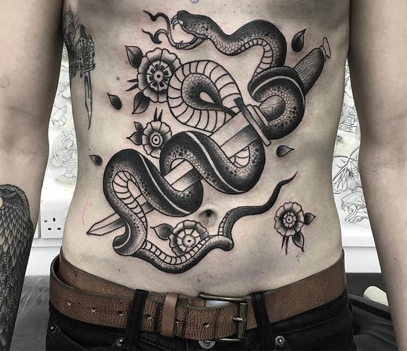 Tatouage sur le ventre - Tatouage sur le ventre - Tatouage sur le ventre