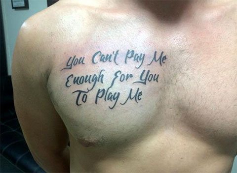 Inscriptions de tatouage pour les hommes