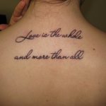 Inscriptions de tatouage en anglais