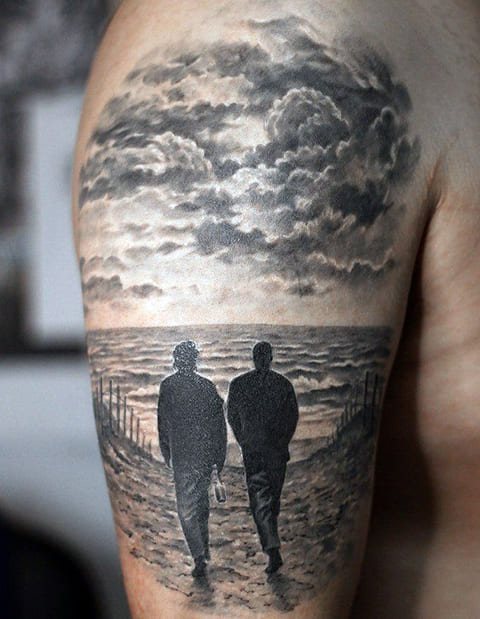 Tatouage du ciel - photo