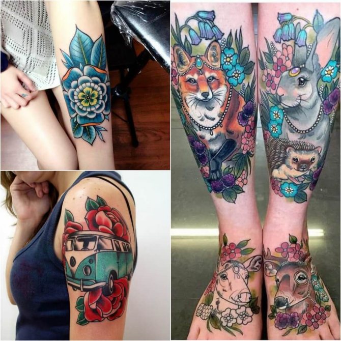 Tattoo newskool - Tattoo newskool - Tatouages féminins Newskool - Tattoo newskool pour femmes