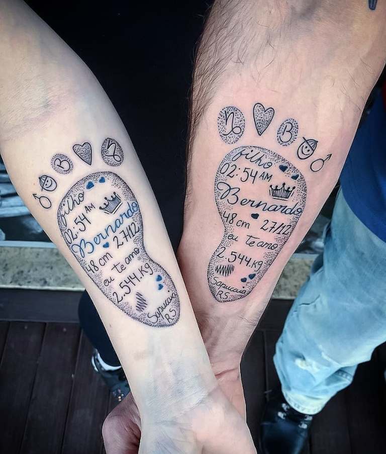 tatouage d'un enfant