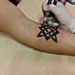 Amulette de tatouage Svarog Square