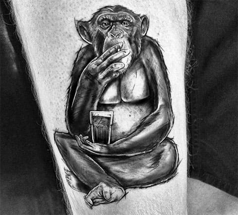 Tatouage du singe