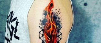 Feu de tatouage