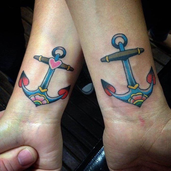 tattoo old school anchor