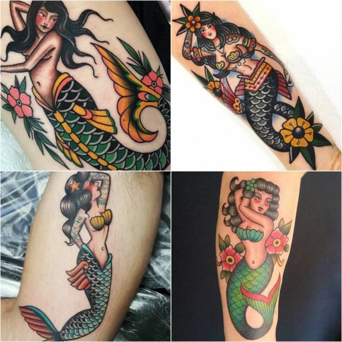 Tattoo oldskool - Tattoo Oldskool - Tattoo Style Oldskool - Tattoo Oldskool Mermaid