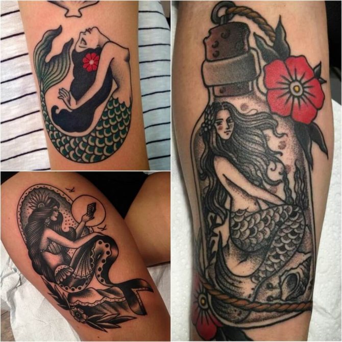 Tattoo oldskool - Tattoo Oldskool - Tattoo Style Oldskool - Tattoo Oldskool Mermaid