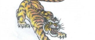 Signification d'un tatouage avec un sourire de tigre en prison