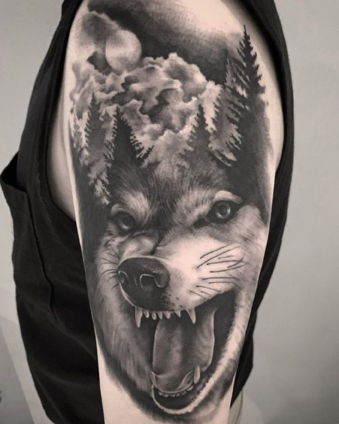 sourire de tatouage
