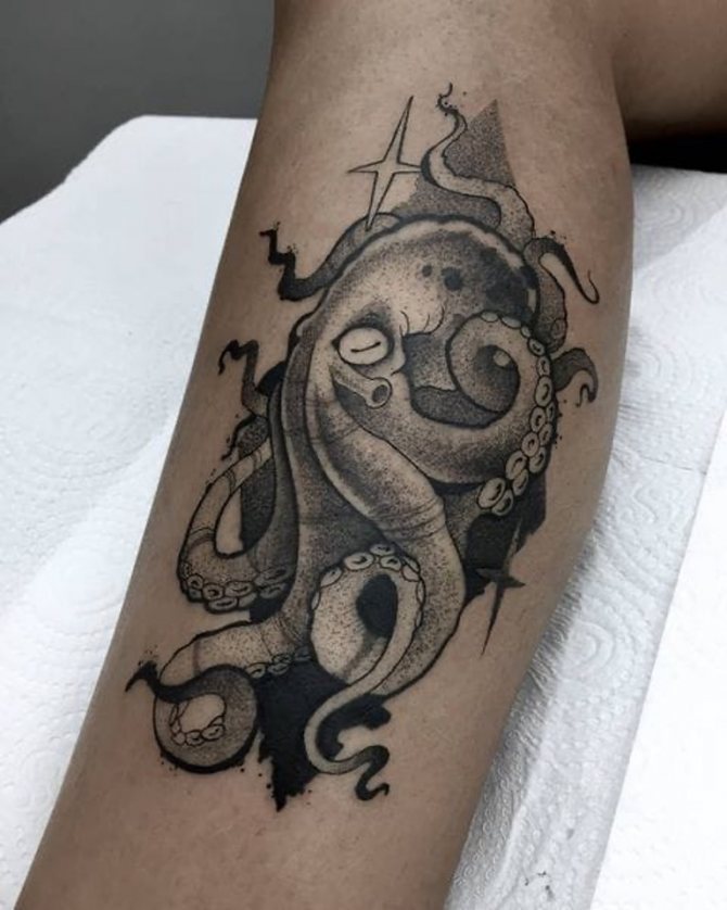 signification du tatouage de la pieuvre