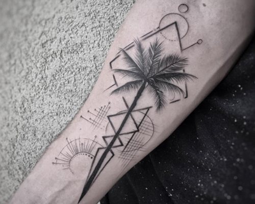 Tatouage de la paume sur le pied, la main, le doigt, le mollet. Signification, croquis pour les filles