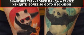 Signification de Tattoo Panda