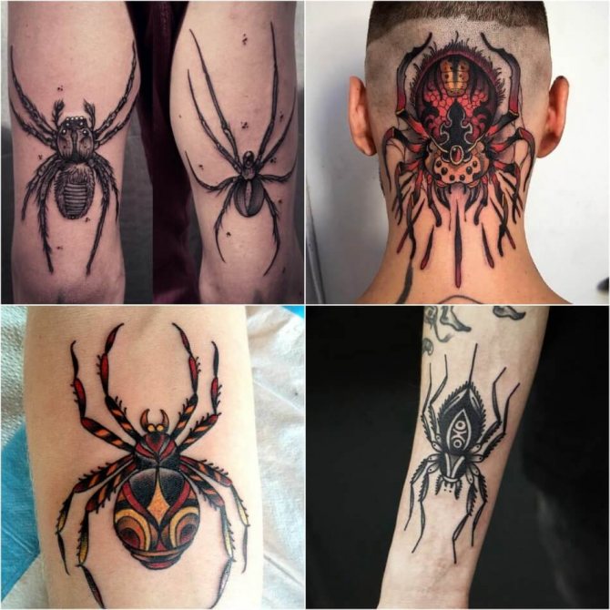 tattoo araignée - tatouage homme araignée - tatouage araignée pour homme