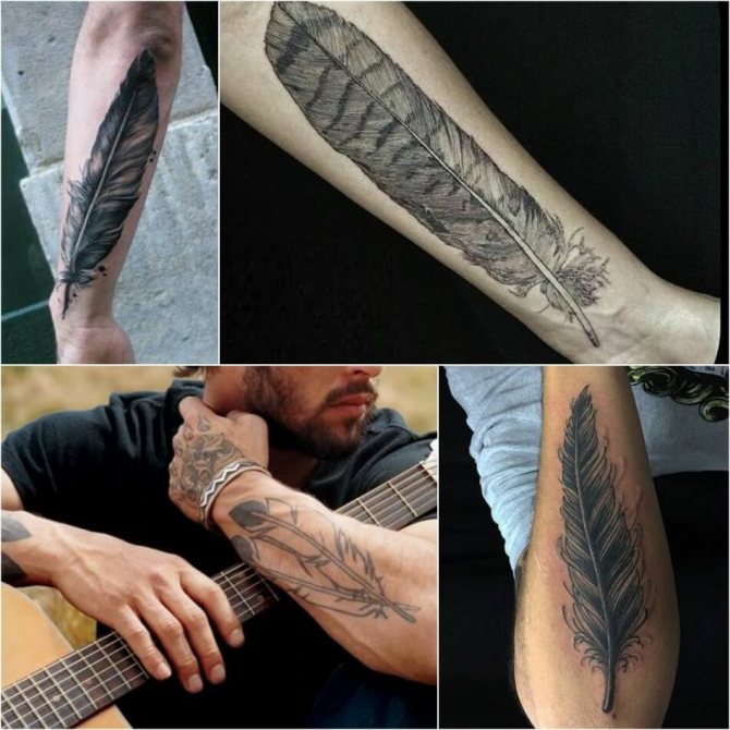 Tatouage d'une plume - Tatouage d'une plume - Tatouage d'une plume pour les hommes