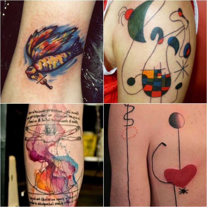 Tatouage d'art - Peinture de tatouage - Chefs-d'œuvre de la peinture de tatouage