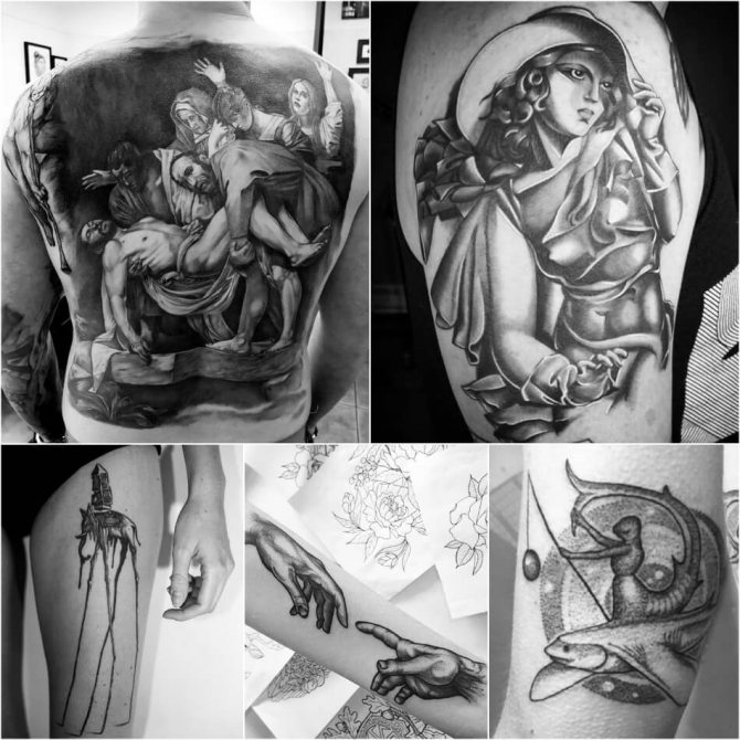 Tatouage d'art - Peinture de tatouage - Chefs-d'œuvre de la peinture de tatouage