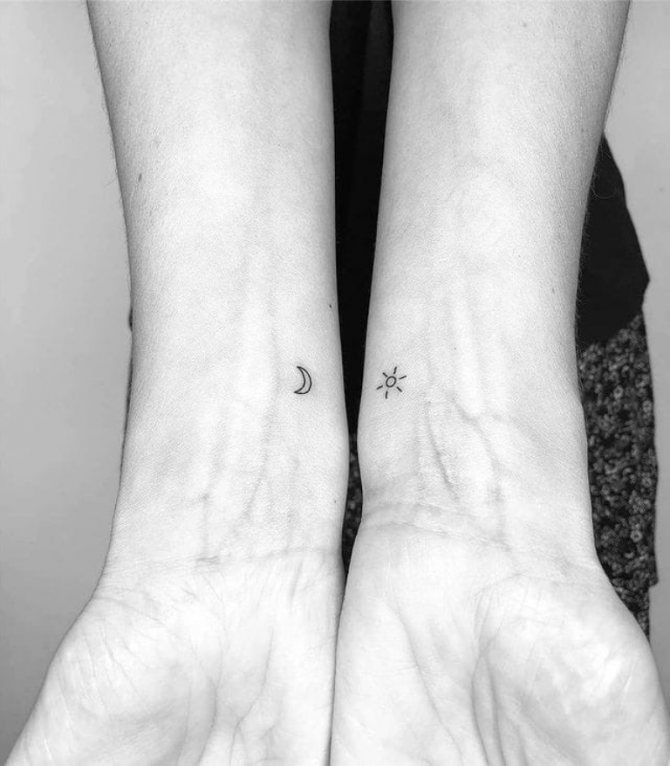 signification du croissant de tatouage
