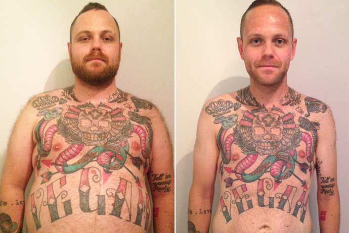 Tatouage après changement de poids