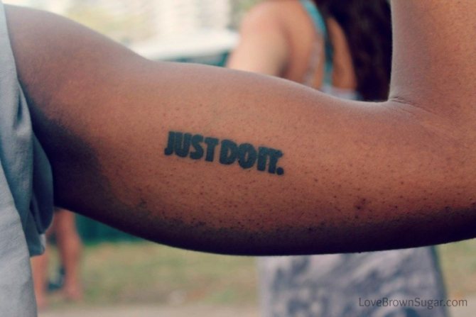 Tattoo Just do it