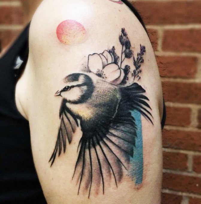 Tatouage d'oiseaux - Tatouage d'oiseaux - Tatouage d'oiseaux en vol