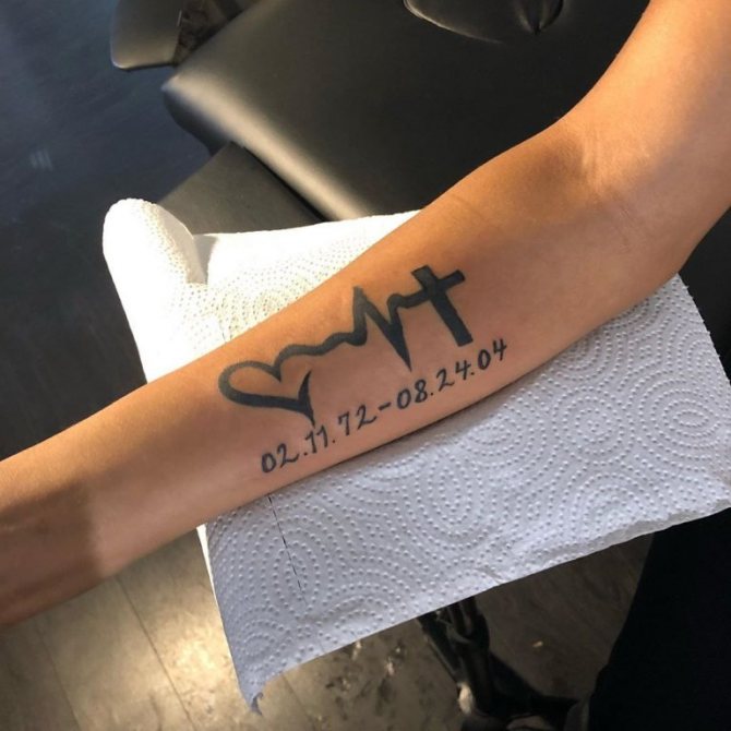 tatouage du pouls sur la main