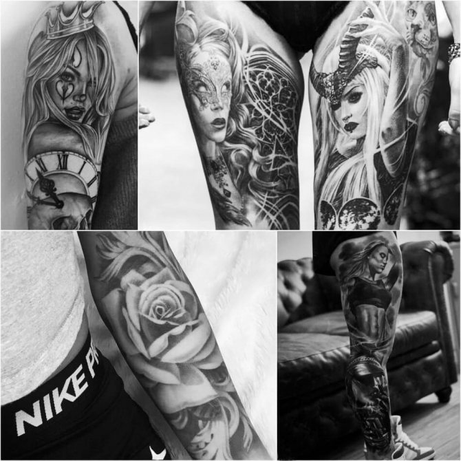 Tatouage réaliste - Tatouages réalistes - Tatouage féminin réaliste