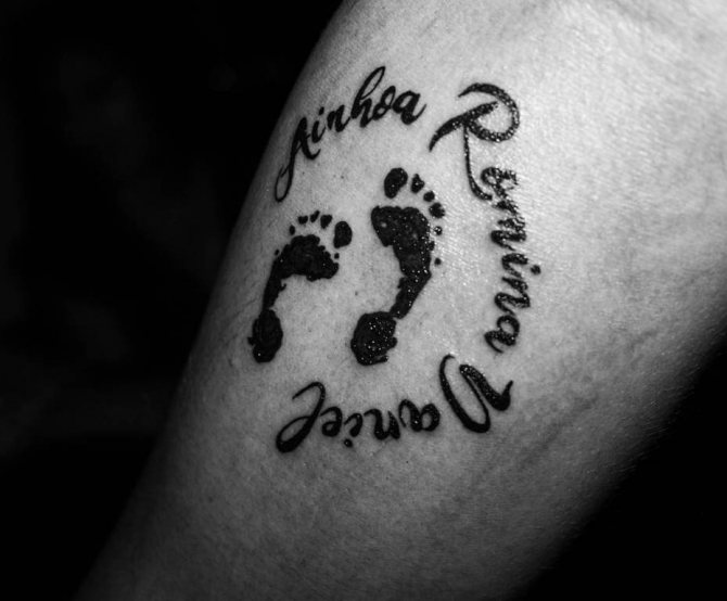 tatouage de bébé