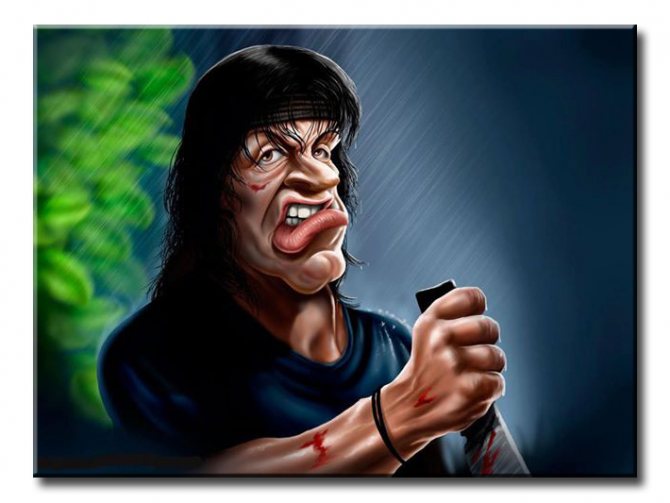 Tatouage Stallone Rambo