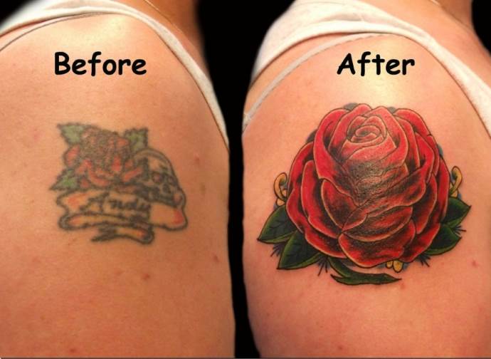 Tatouer une rose sur son épaule