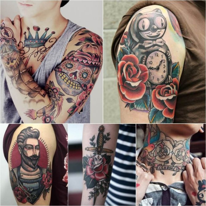 Rose de tatouage - rose de tatouage pour homme - rose de tatouage pour homme