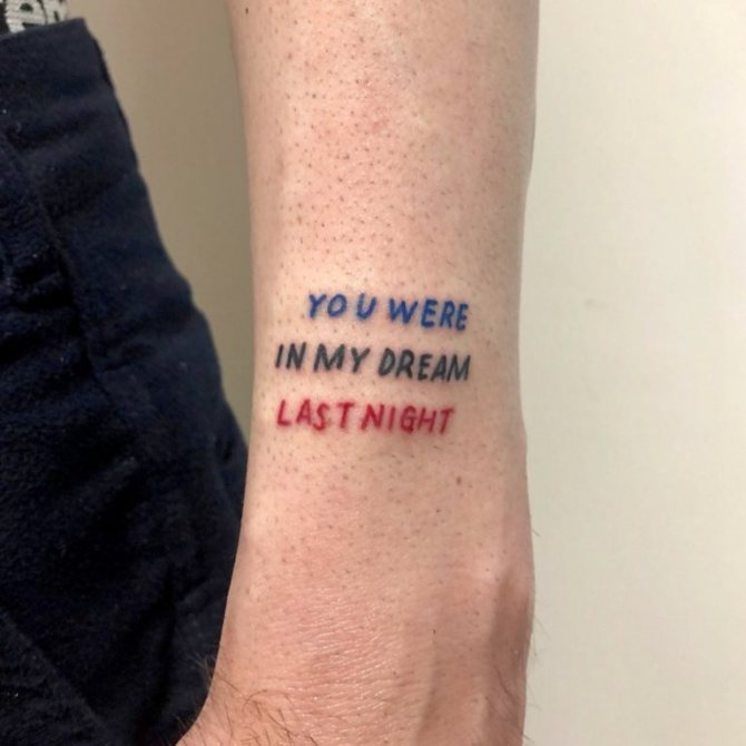 tatouage au stylo