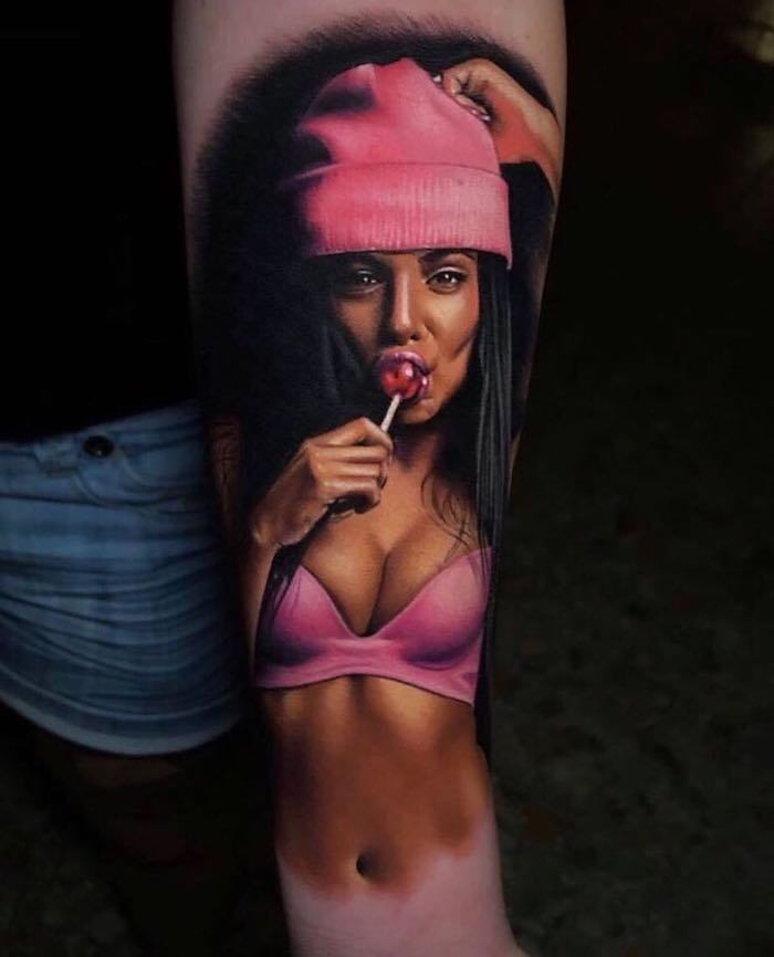 manchon de tatouage pour filles