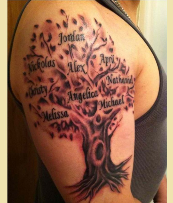 Famille de manchons de tatouage