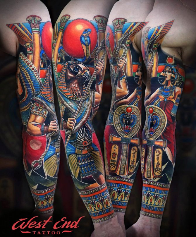 Manchon de tatouage avec Gore