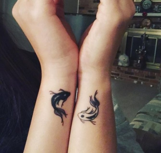 Tatouage de poissons