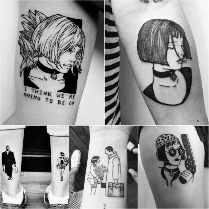 Tatouage de personnages de films - Idées de tatouage pour les cinéphiles - Tattoo Leon
