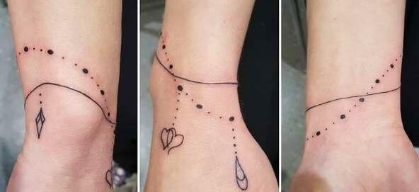 tatouage avec bracelets