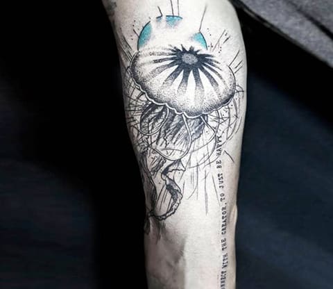 Tatouage de méduse