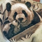 Tatouage d'un panda