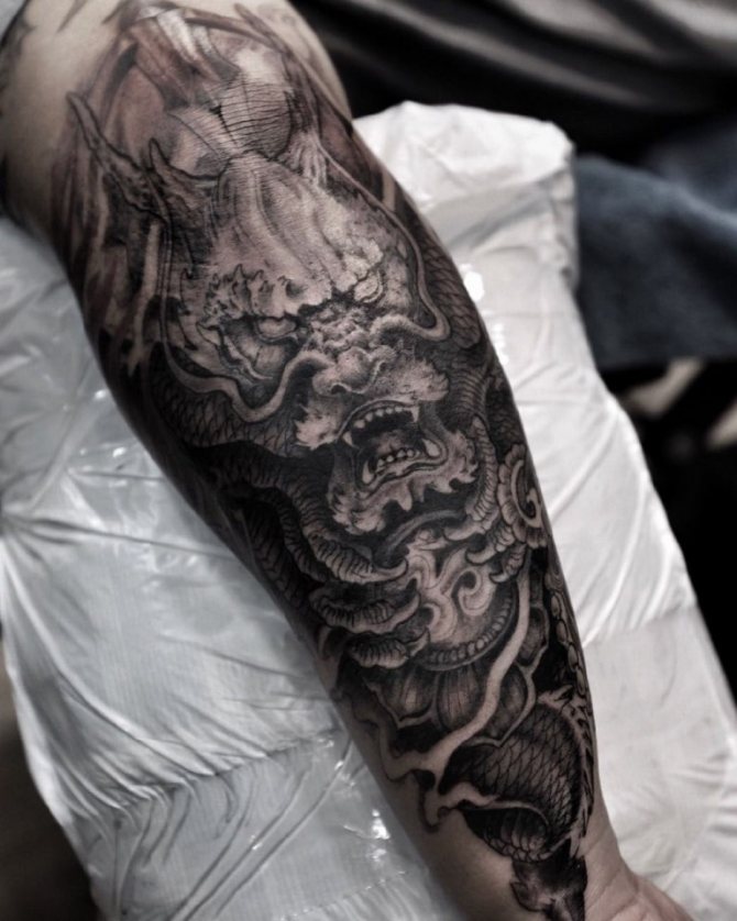 tatouage de la force d'âme